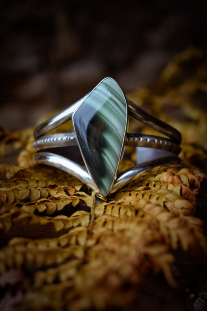 IMPÉRIAL - Bracelet en Argent & Jaspe Impérial