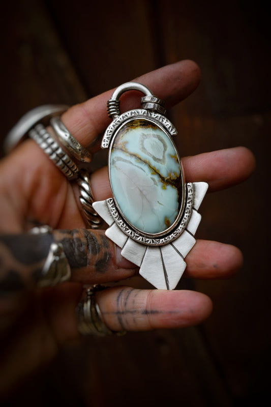 ALOE - Pendentif Aloe Variscite