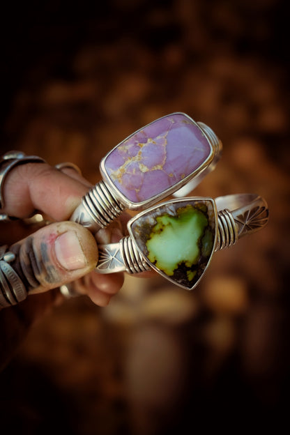 MARÉCAGES - Bracelet en Argent & Chinese Turquoise