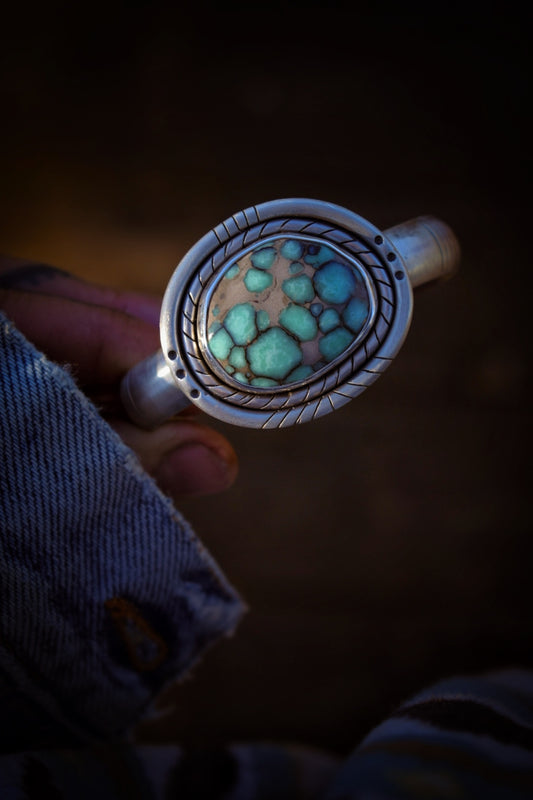 BLOOM - Bracelet en Argent & Variscite Desert Bloom