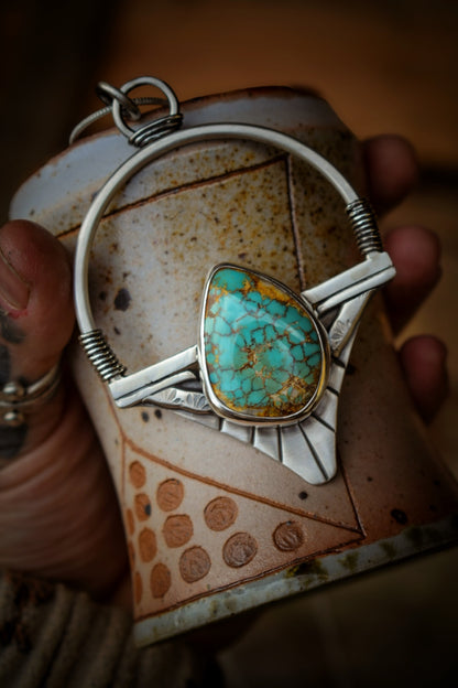 STARGATE - Pendentif en Argent & Turquoise Royston