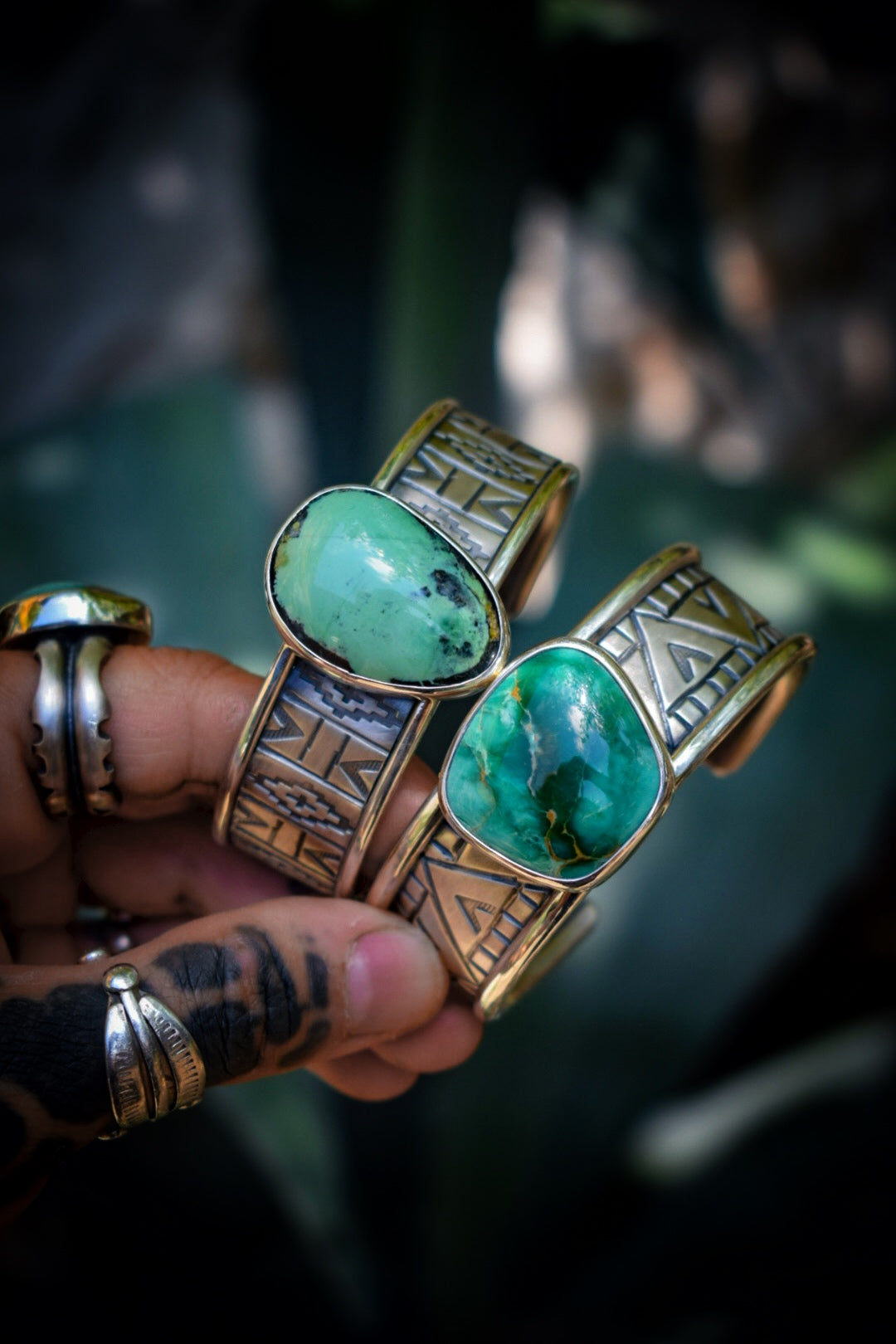 HIGH GRADE - Bracelet Variscite Broken Arrow