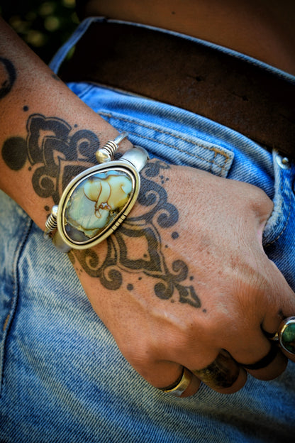 RARETÉ - Bracelet Variscite Aloé