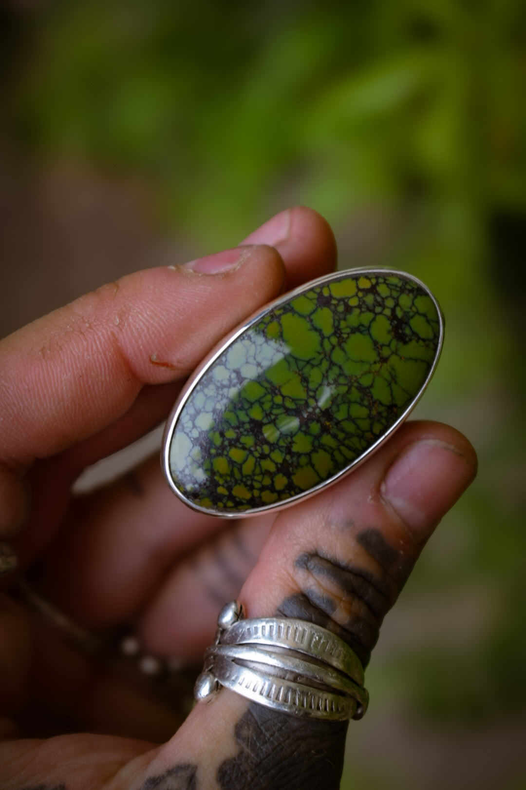 VERT - Bague T60 Turquoise Qingu
