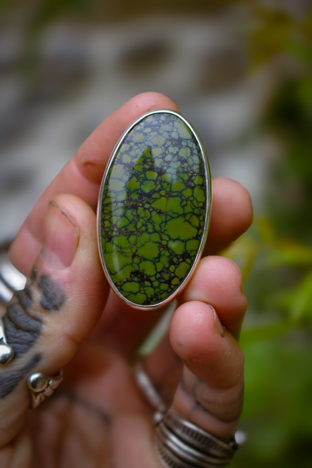 VERT - Bague T60 Turquoise Qingu