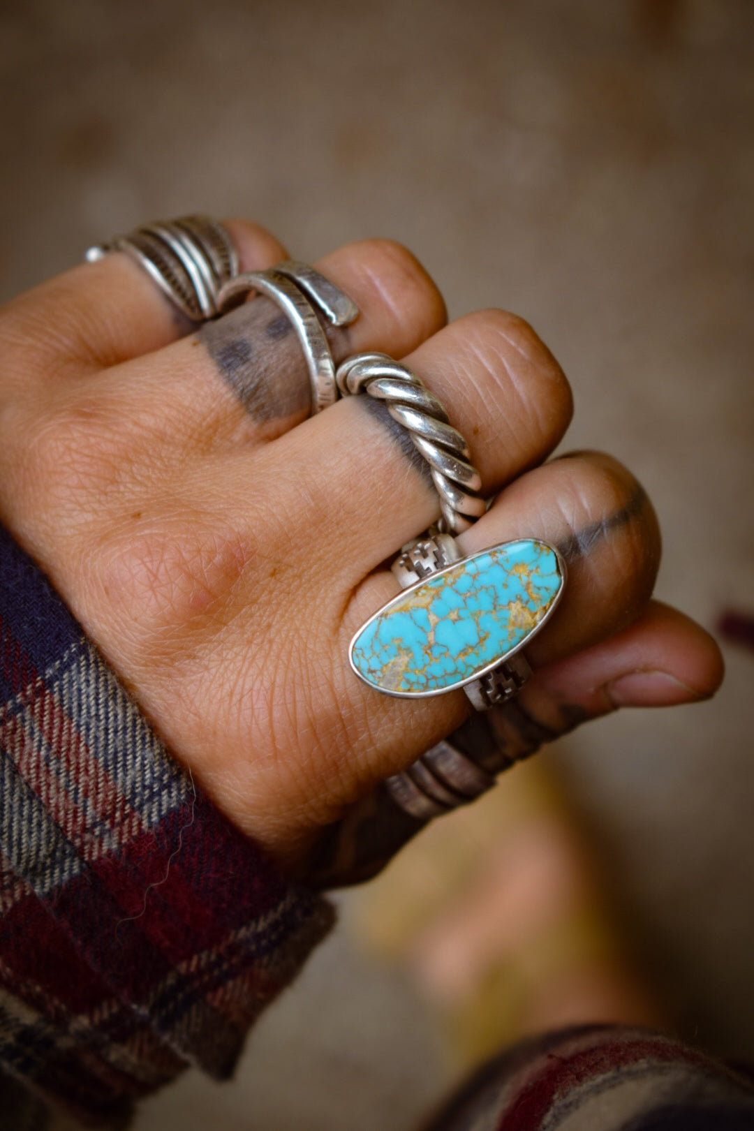 ROYSTON - Bague Turquoise Royston T56