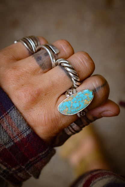 ROYSTON - Bague Turquoise Royston T56
