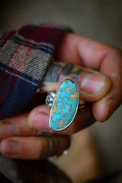 ROYSTON - Bague Turquoise Royston T56