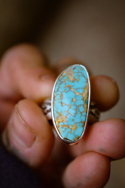 ROYSTON - Bague Turquoise Royston T56