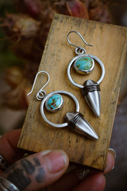 BOUKLASSES : Boucles d’oreilles en Argent & Turquoises