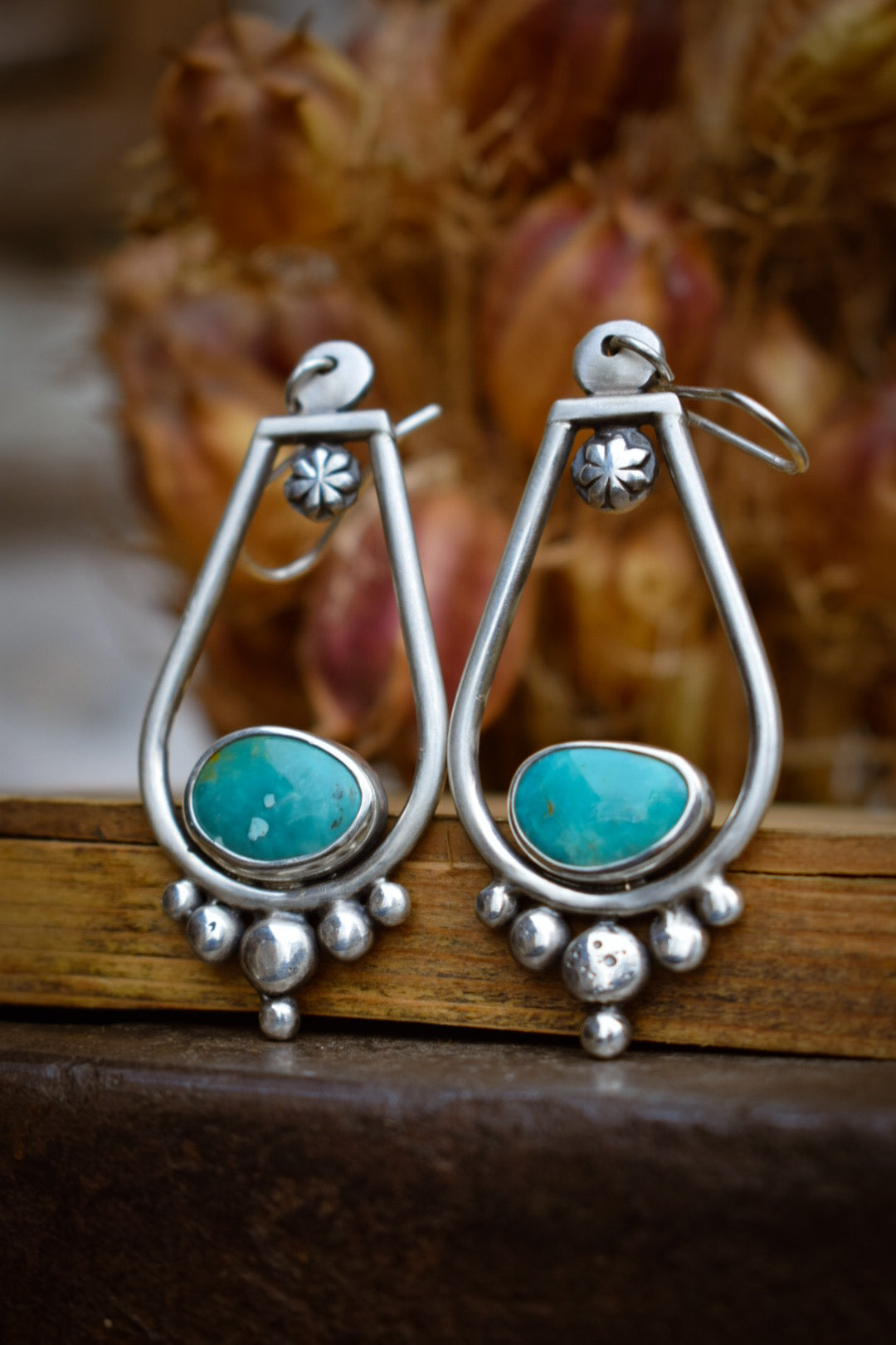 BOUKLASSES - Boucles d’oreilles en Argent & Turquoises