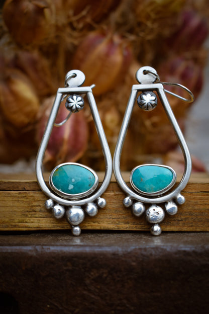 BOUKLASSES - Boucles d’oreilles en Argent & Turquoises