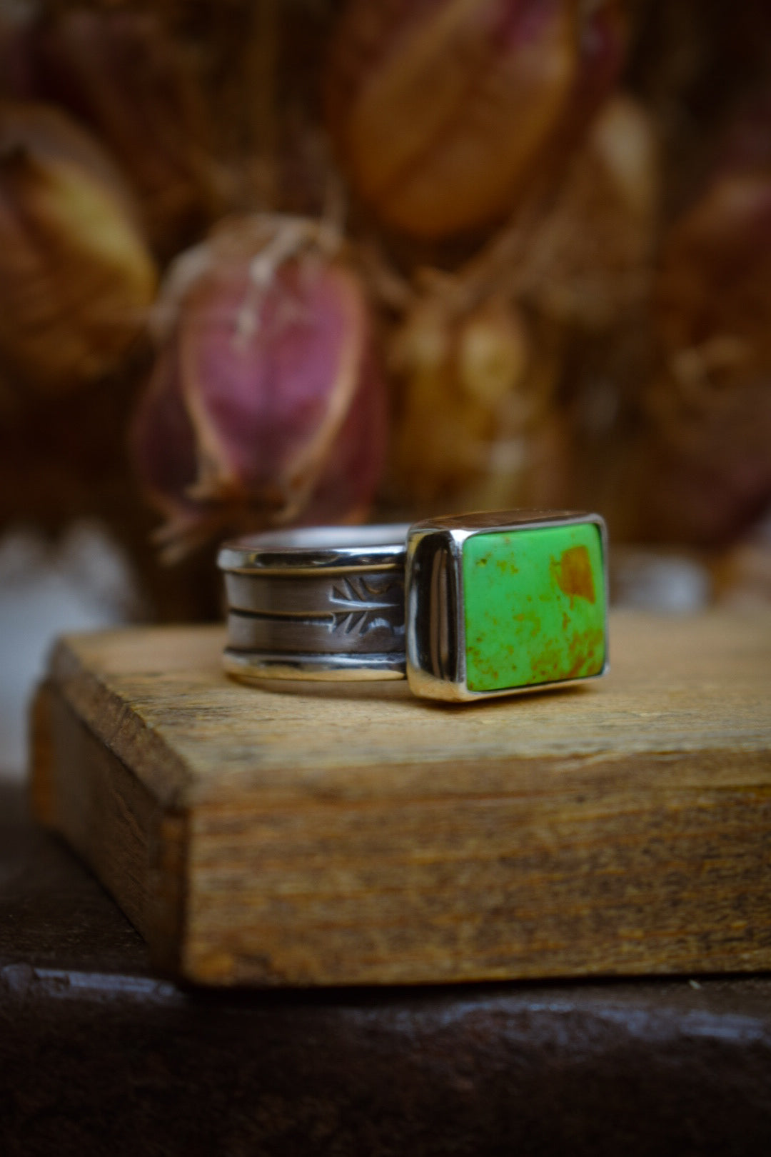 MANHATTAN - Bague T63 en Argent & Turquoise Manhattan Green