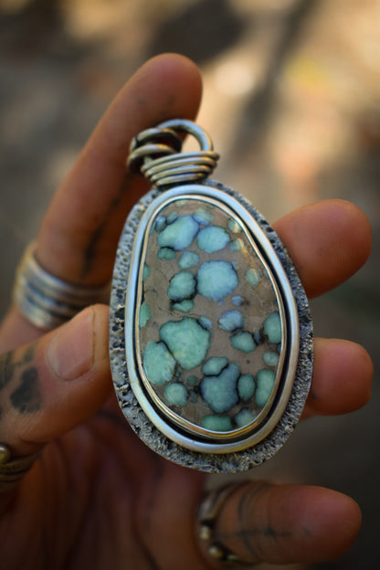BLOOM - Pendentif Variscite Desert Bloom