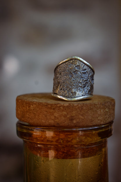 BRUT - Bague réglable texturée