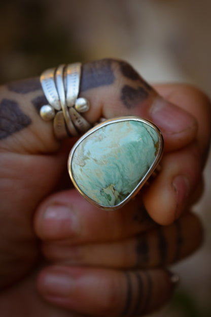 CARMEL MOUNTAIN - Bague Variscite T56