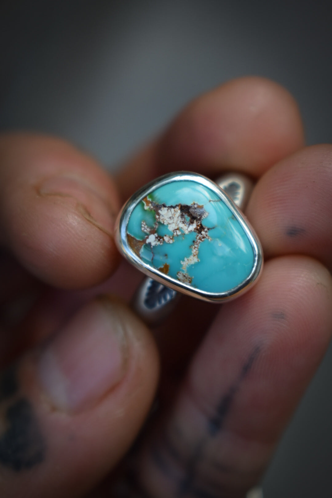 COLORS - Bague T59 Turquoise Royston