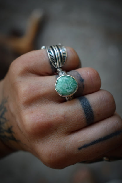 COLORS - Bague T52 Variscite Damele