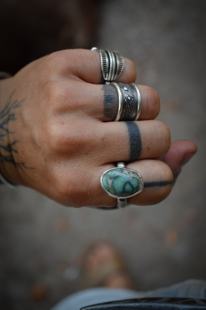 COLORS - Bague T56,5 Variscite Desert Bloom