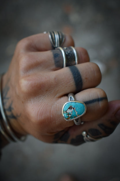 COLORS - Bague T59 Turquoise Royston