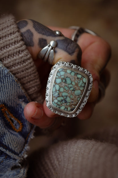 BLOOM - Bague T57 en Argent & Variscite Desert Bloom