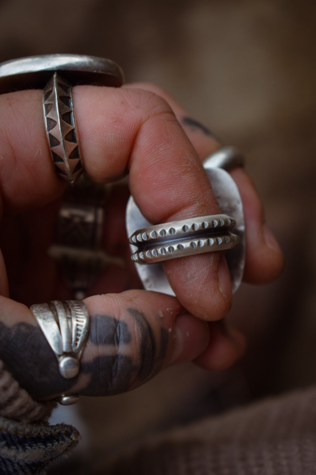 BLOOM - Bague T57 en Argent & Variscite Desert Bloom