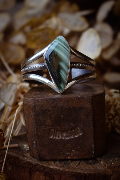 IMPÉRIAL - Bracelet en Argent & Jaspe Impérial