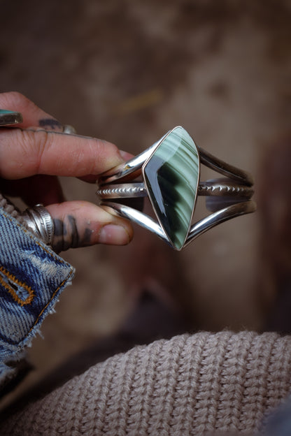 IMPÉRIAL - Bracelet en Argent & Jaspe Impérial