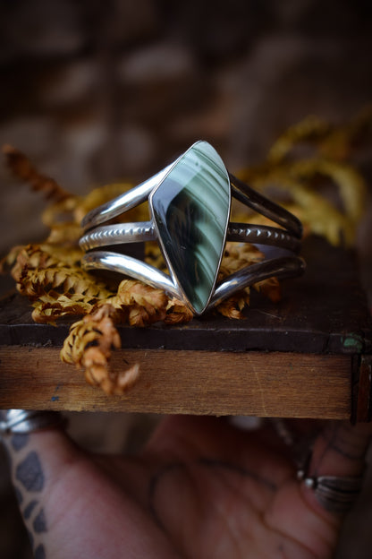 IMPÉRIAL - Bracelet en Argent & Jaspe Impérial