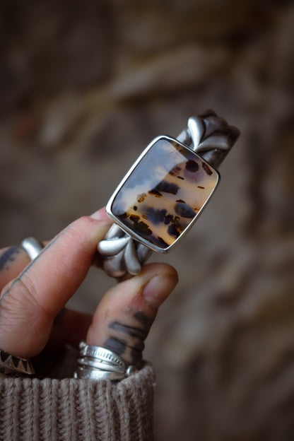 MONTANA - Bracelet en Argent & Agate du Montana