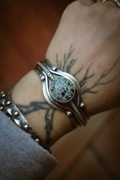 GECKO - Bracelet en Argent & Variscite Gecko