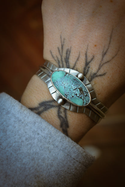 GECKO - Bracelet en Argent & Variscite Gecko