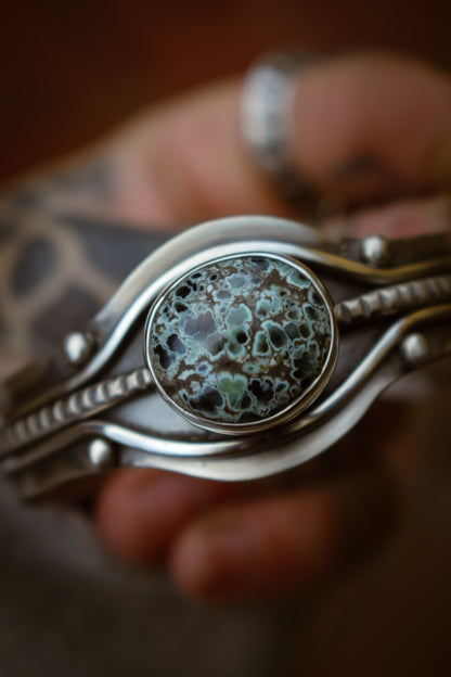 GECKO - Bracelet en Argent & Variscite Gecko