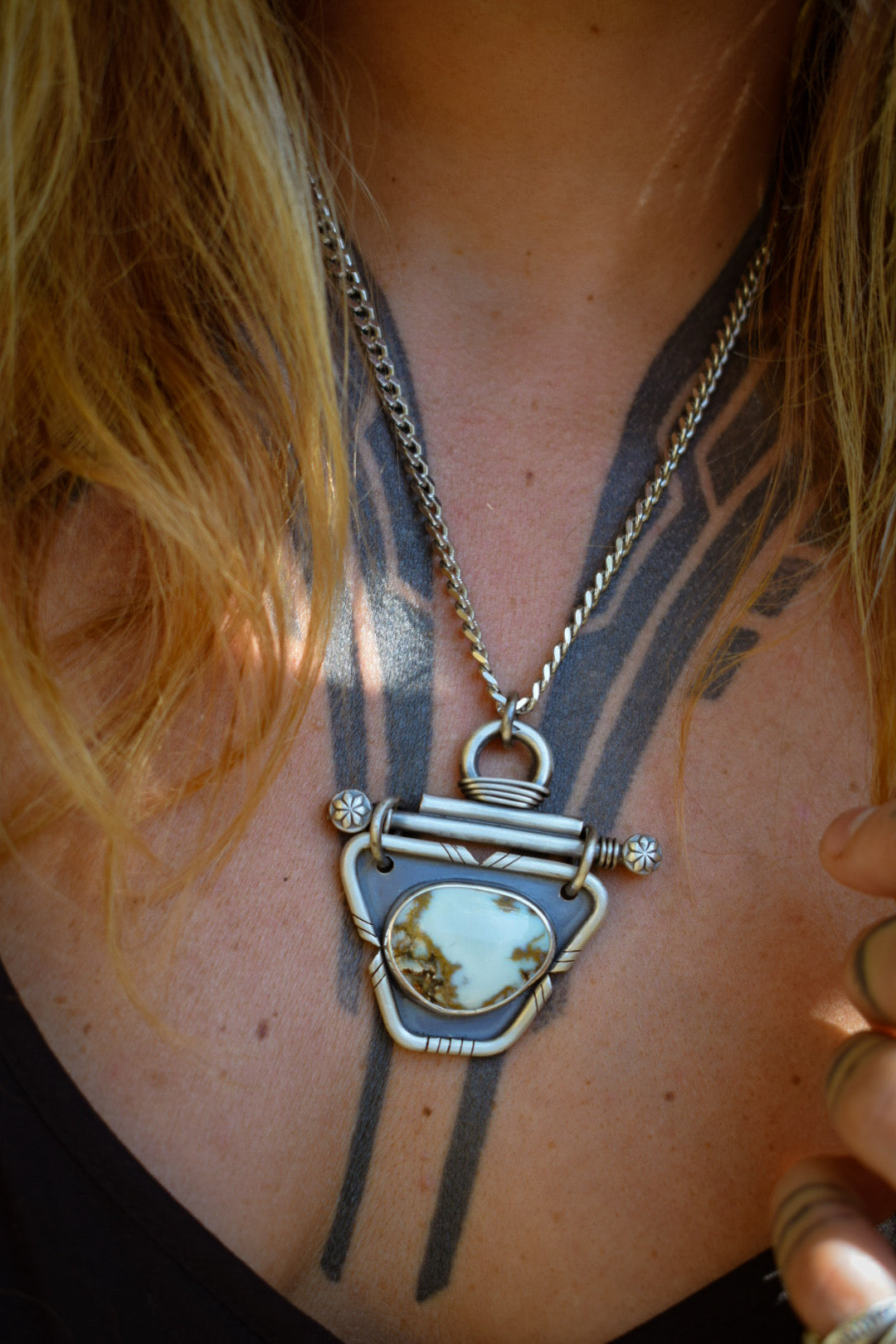ALOE - Pendentif Aloé Variscite