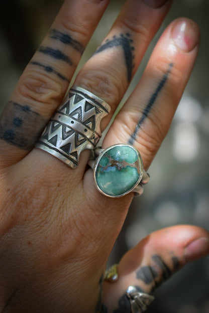 DAMELE - Bague T57 Variscite Damele