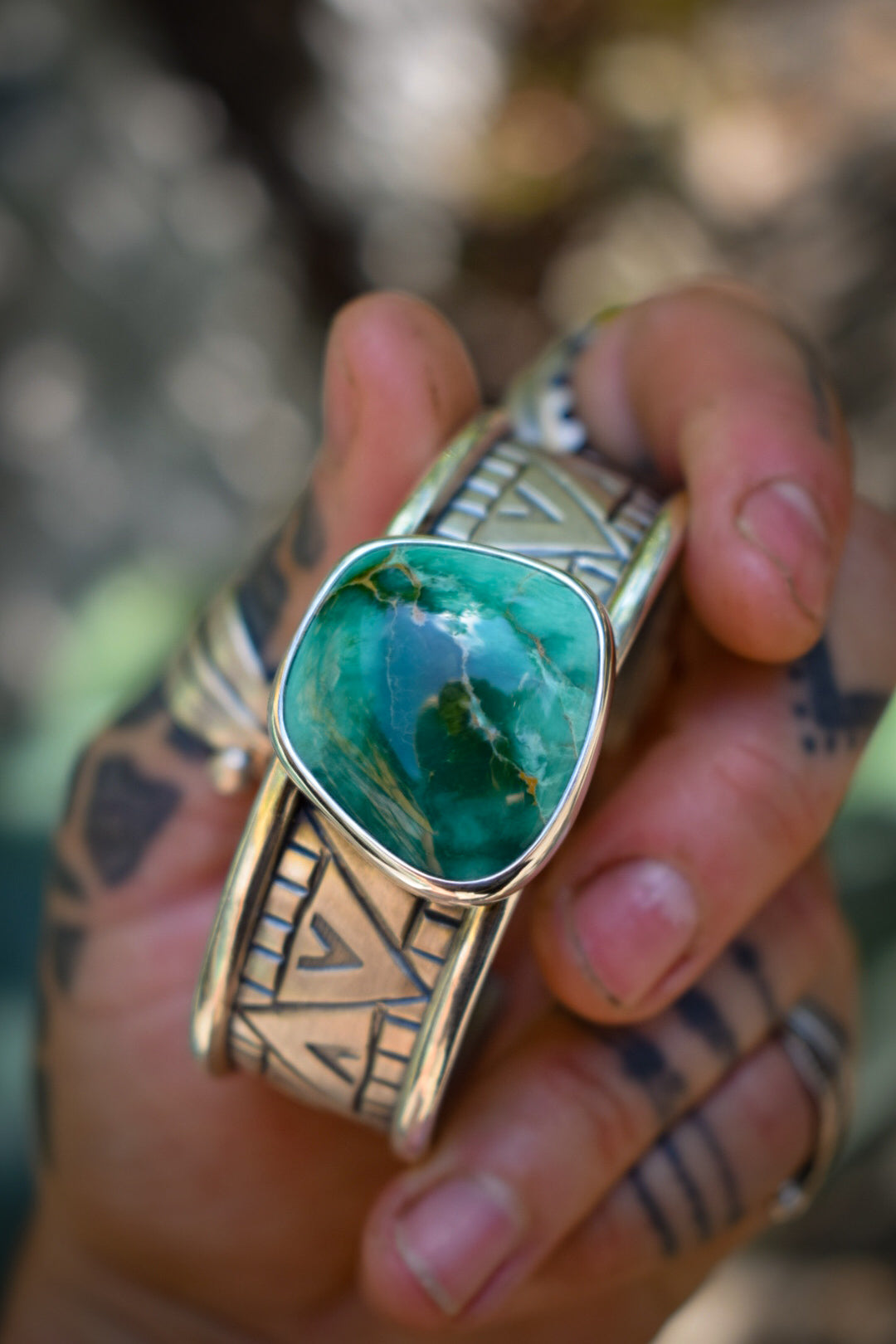 HIGH GRADE - Bracelet Variscite Broken Arrow