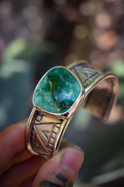 HIGH GRADE - Bracelet Variscite Broken Arrow