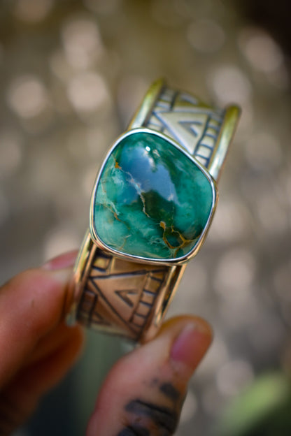HIGH GRADE - Bracelet Variscite Broken Arrow