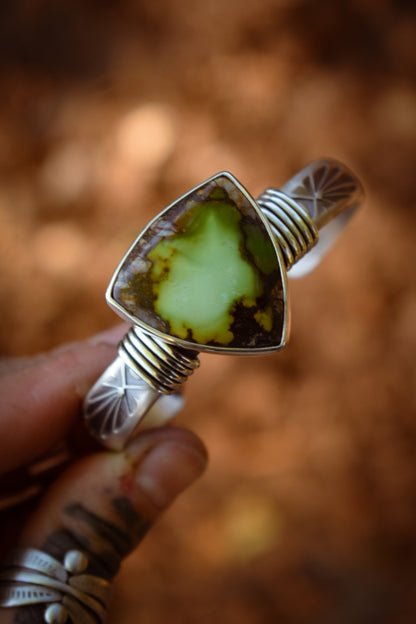 MARÉCAGES - Bracelet en Argent & Chinese Turquoise