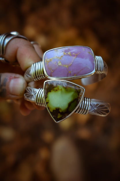 MARÉCAGES - Bracelet en Argent & Chinese Turquoise