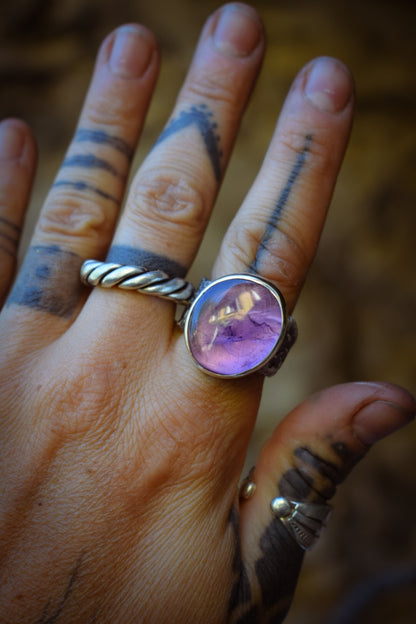 LUMIÈRE - Bague Améthyste Taille 58