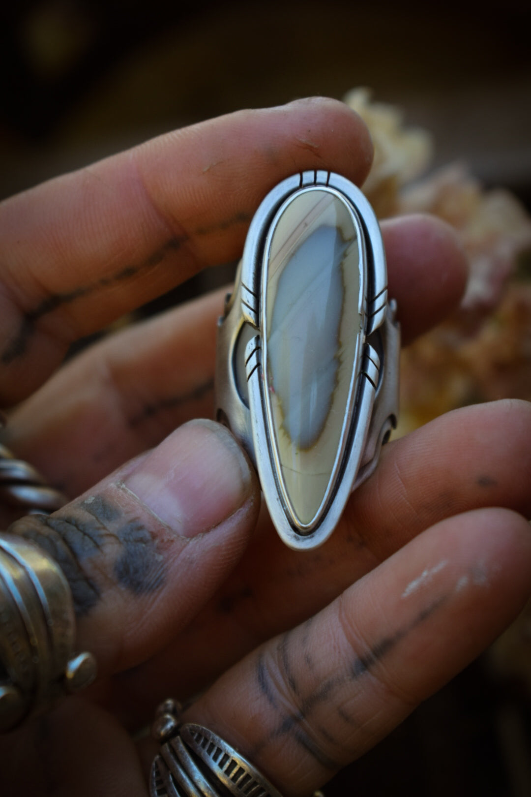 STARGATE - Bague Jaspe Impérial Taille 55