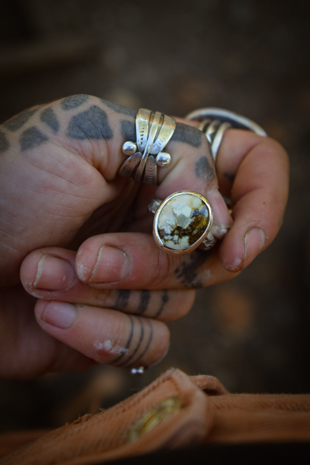 ALOE - Bague Variscite Aloé Taille 53