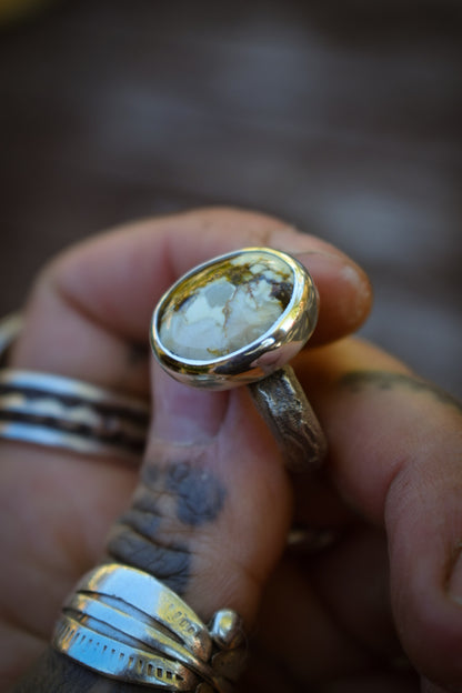 ALOE - Bague Variscite Aloé Taille 53