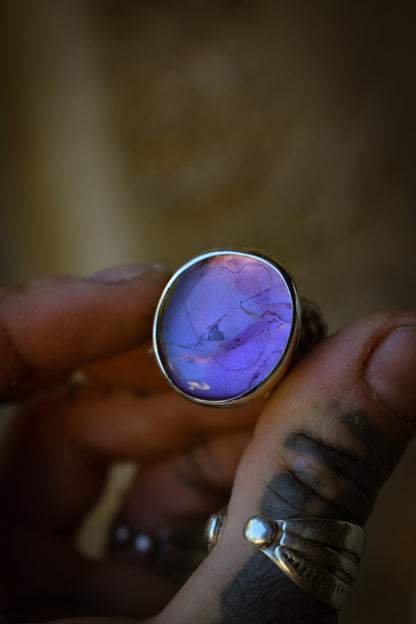 LUMIÈRE - Bague Améthyste Taille 58