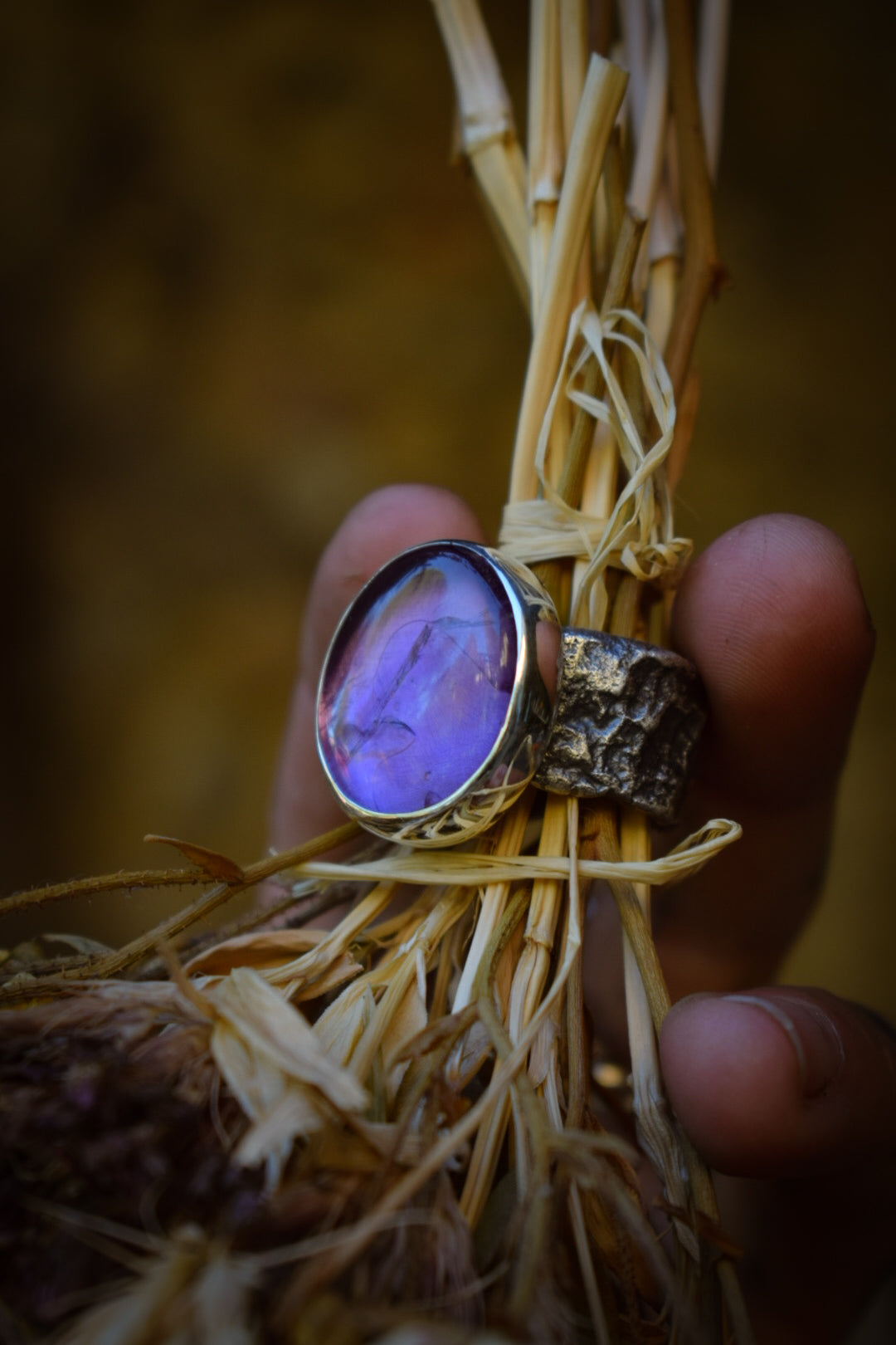 LUMIÈRE - Bague Améthyste Taille 58