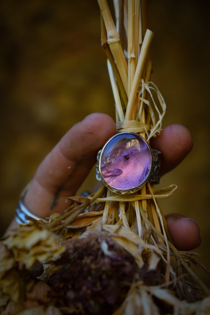 LUMIÈRE - Bague Améthyste Taille 58