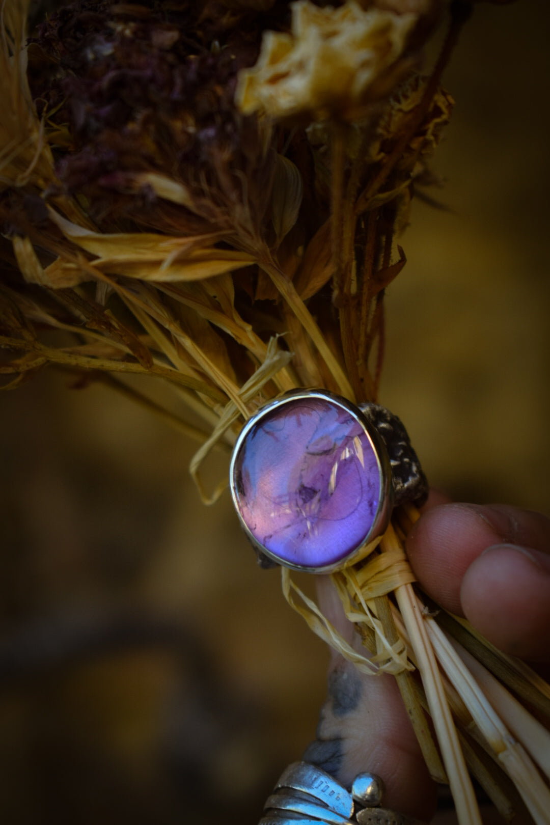LUMIÈRE - Bague Améthyste Taille 58