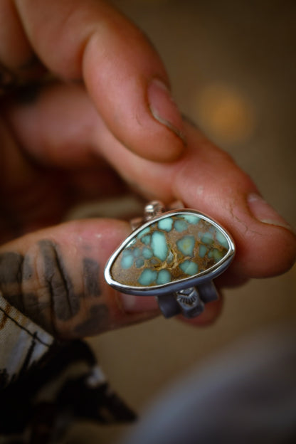 LAC - Bague T51 en Argent & Variscite Damale