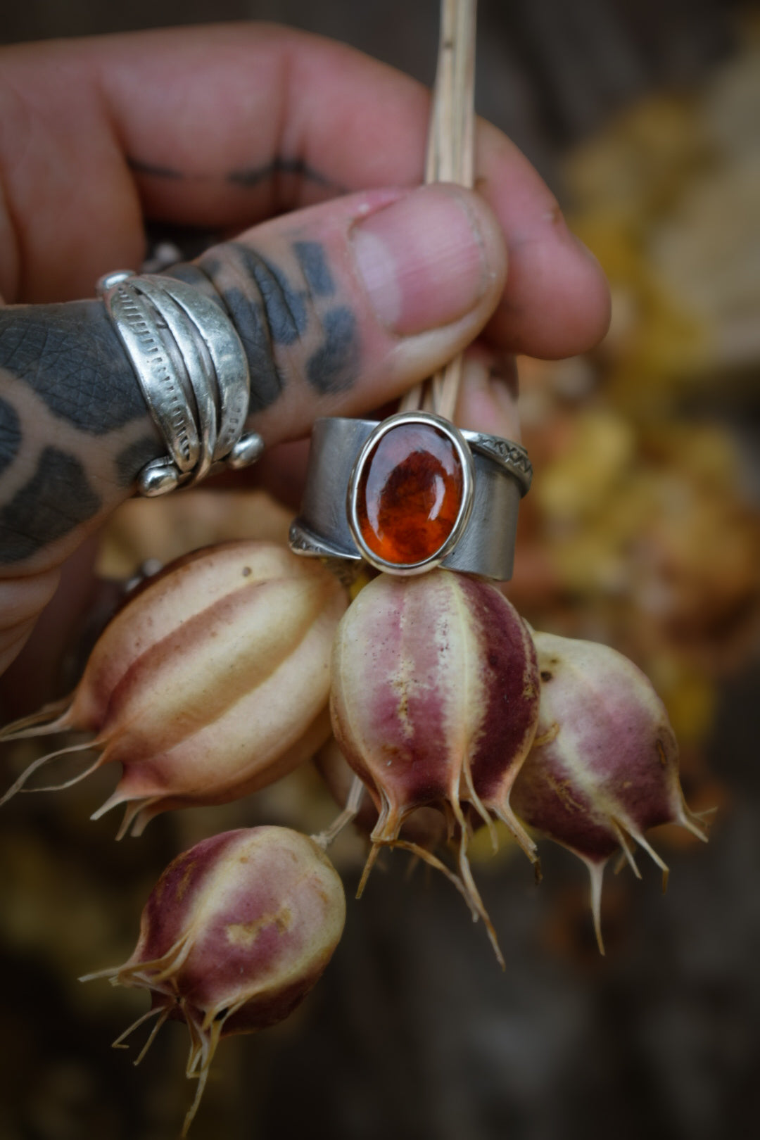 ROYAL - Bague T56/56,5 Grenat